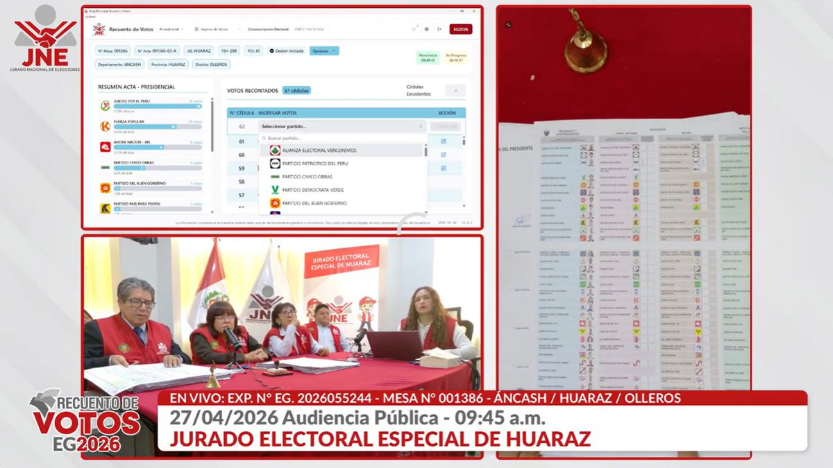 JNE Perú tweet media