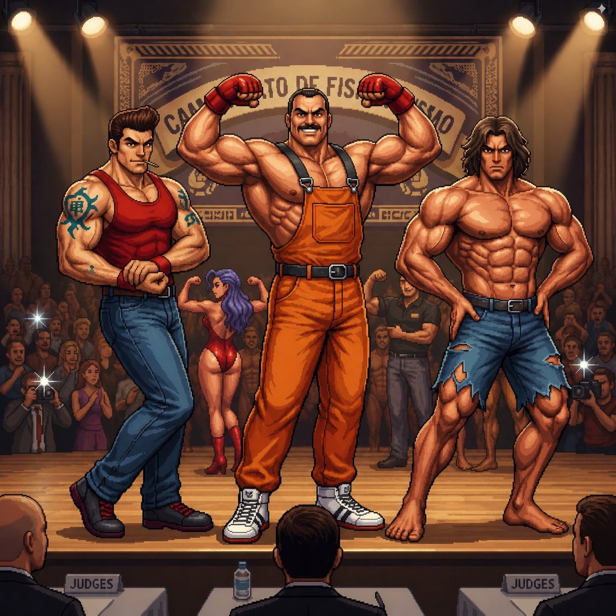 neogeocovers's tweet photo. 🚨 Time Fisioculturista: Lao (Fatal Fury First Contact), Franco Bash (Fatal Fury 3) e Wyler (Art of Fighting 3). Também tem uma participação especial...
❤️ Se gostou, deixa o like!
✅ Sugestões? Deixe um comentário.
🔄 RT é super bem-vindo!
#kofxv #kofxvi #kof15 #kof16 #snk https://t.co/6pdndDcF9r