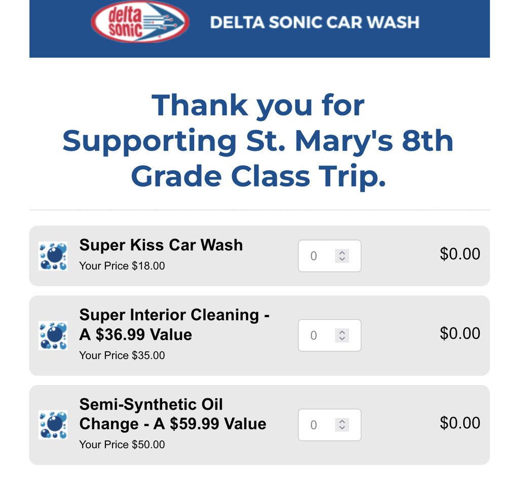 SMSSwormville's tweet image. LAST CALL to support grade 8's class trip!
🚘 Delta Sonic Fundraiser (ends 5/1): tinyurl.com/33jd94bj
🍩 Donut Sale (after Masses 5/2 &amp;amp; 5/3)
🥞 Pancake Breakfast (5/3, RSVP TODAY): tinyurl.com/54255wuv

#Classof2026 #DeltaSonic #KrispyKreme #pancakebreakfast #KofC