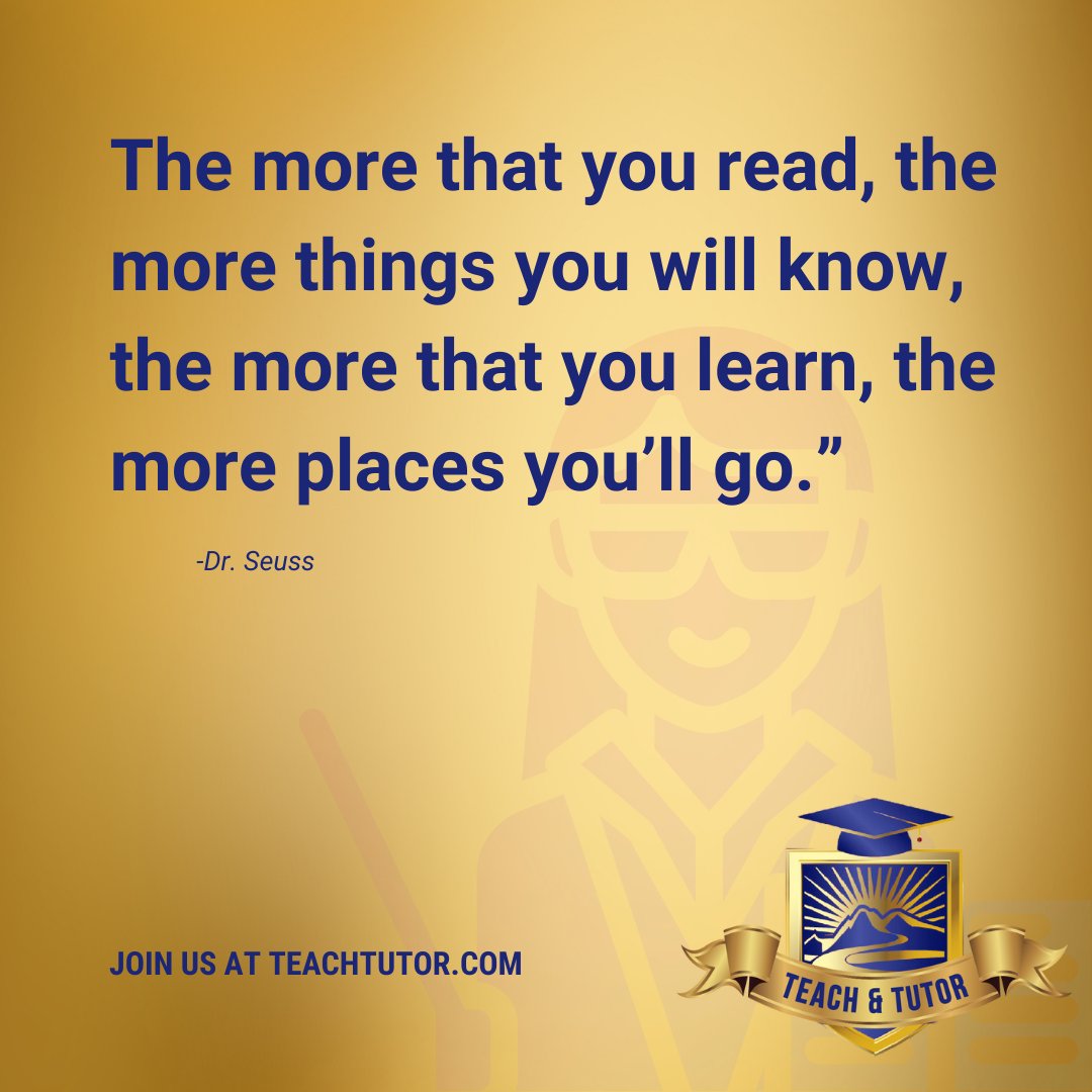 teachandtutor's tweet image. Oh the places we will go.... Teach, tutor, &amp;amp; mentor at Teach &amp;amp; Tutor.

Start today and make a lasting impact! teachtutor.com

Create an impact by tutoring ELA, Math, and Algebra I.
Flexible Hours: Help out during peak times (9:30 AM – 4:00 PM CST)

#Education #equity