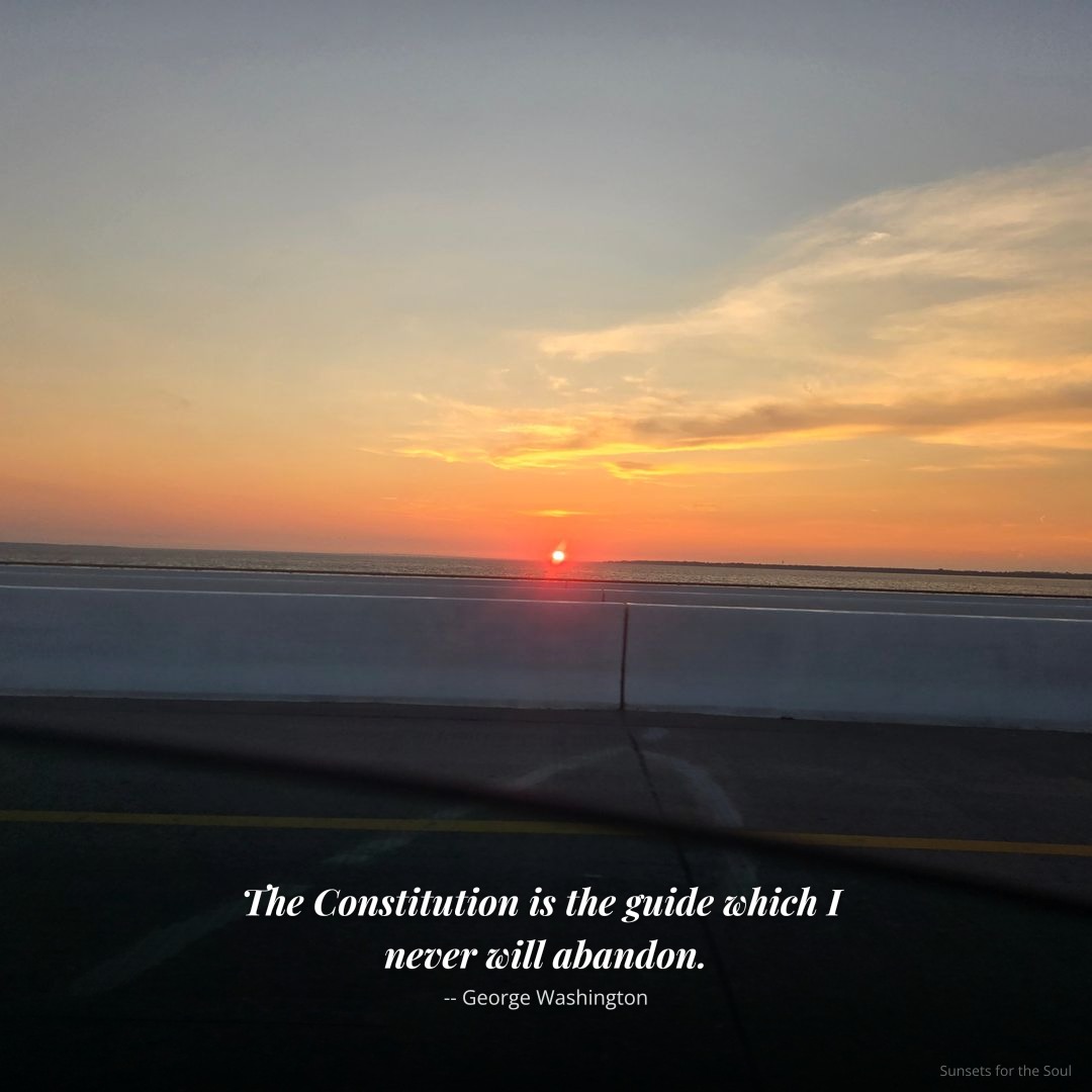 libertyspr57359's tweet image. "The Constitution is the guide which I never will abandon."

— George Washington

#SunsetsForTheSoul #BoggyBayou #SunsetPhotography #CivicEducation #FoundingFathers