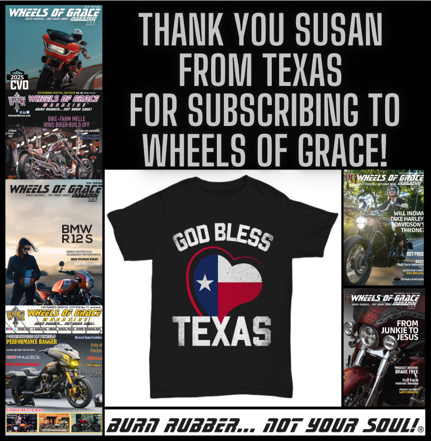 wheelsofgrace02's tweet image. #magazine #texasliving #subscriptions #bikers #christianbikers