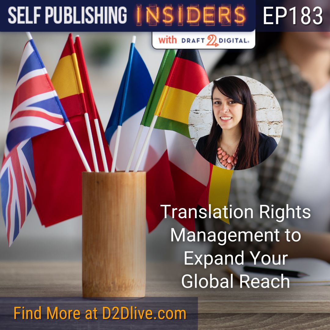 Draft2Digital's tweet image. Translation Rights Management to Expand Your Global Reach
// Self Publishing Insiders // EP183

draft2digital.com/blog/translati…

#selfpublishinginsiders #podcast #YouTube #livestream #writingcommunity #amwriting