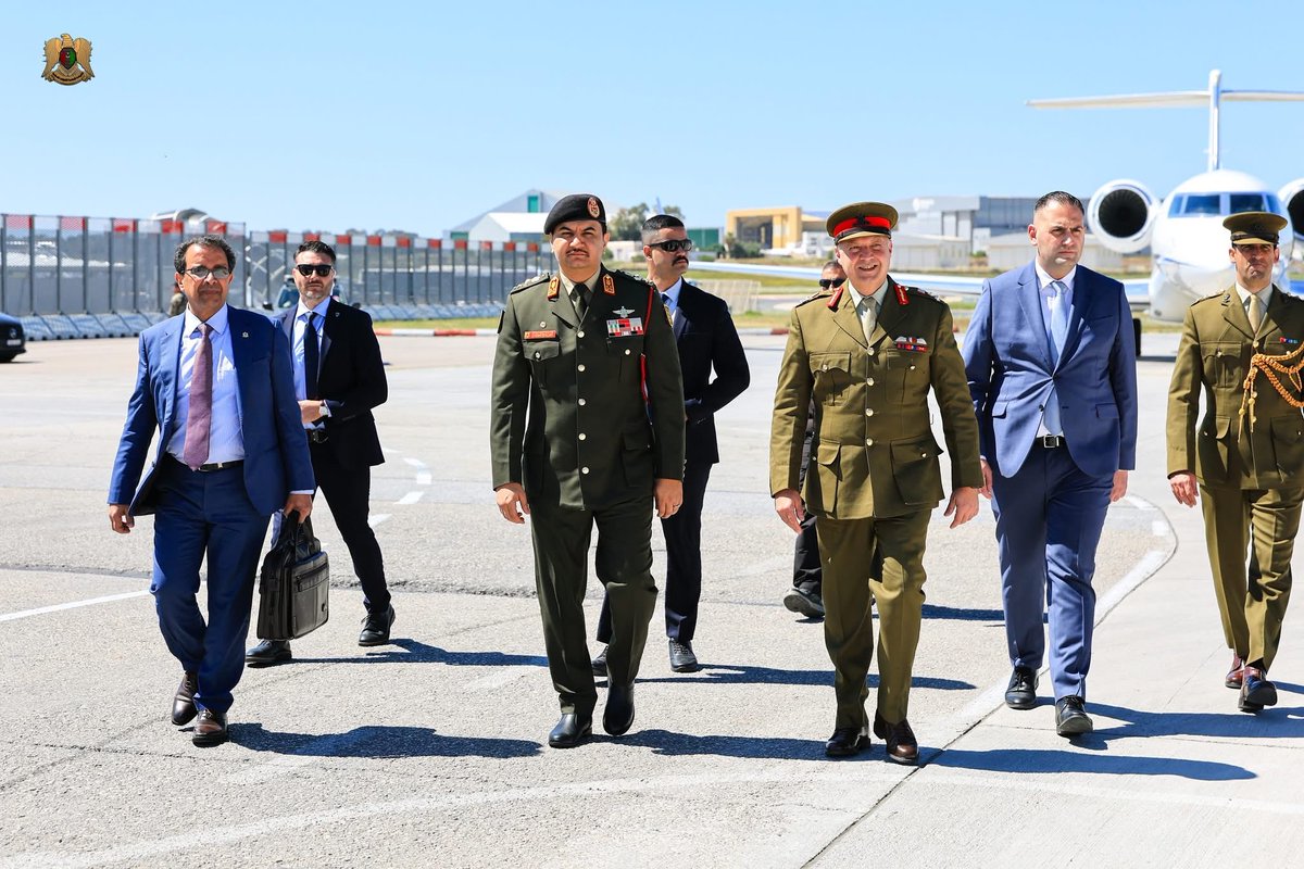 LibyaReview's tweet image. #PHOTOS
Deputy Commander-in-Chief of the Libyan Armed Forces Lieutenant General Saddam Haftar conducted an official visit to the Maltese capital Valletta. He was received at the airport by the Commander of the Maltese Armed Forces, Lieutenant General Clinton O’Neill.