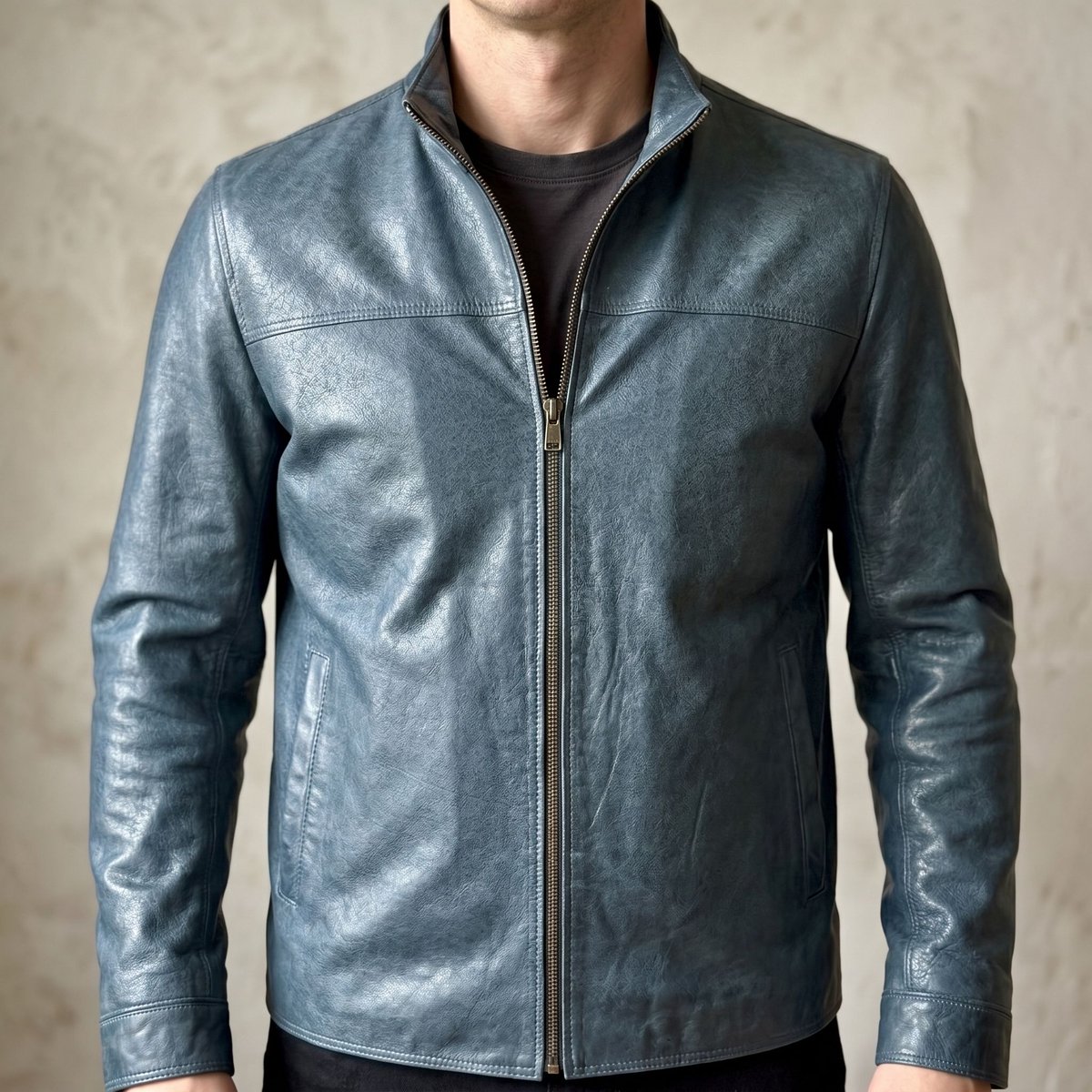 DudesBoutique's tweet image. Navy Lightweight Leather Jacket #leather #jacket #mens #lightweight #fashion
 buff.ly/T49qX6v