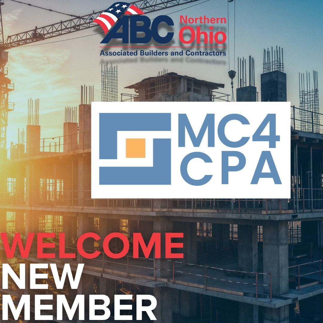 NorthernOhioABC's tweet photo. Welcome MC4 CPA to ABC Northern Ohio! 
We’re excited to have you as part of our network and look forward to your impact.
#ABCNorthernOhio #NewMember #ABCMeritShopProud https://t.co/be85B5kwix