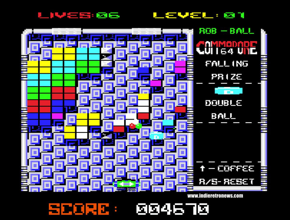 Indie_RetroNEWS's tweet image. Indie Retro News: Rob-Ball - An Arkanoid clone makes an appearance on the C64 via Hanyic.Robert indieretronews.com/2026/04/rob-ba… #retrogaming #gaming #c64 #commodore64 @TheRetroAsylum @ClassicReplay @hayesmaker64 @CheekyC64Gamer
