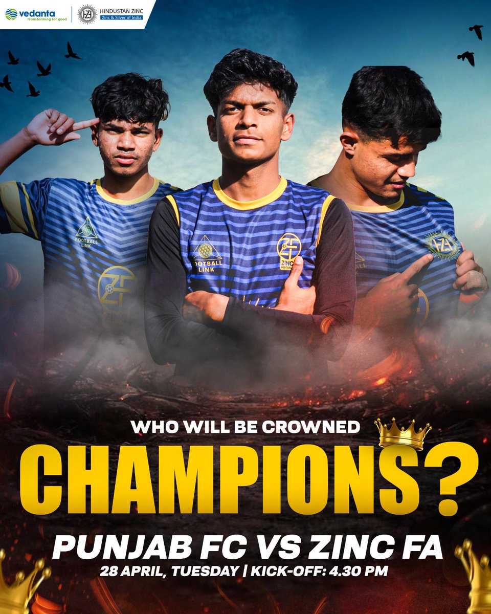 ZincFootball's tweet image. Being in the final of the AIFF U-18 Elite League 2025-26 is an incredible feeling in itself 💙💛 One last step now against a top side Punjab FC… lifting that trophy would mean everything for all the hard work 💥

#DeshKaSapnaGoalApna #IndianFootball #Rajasthan
