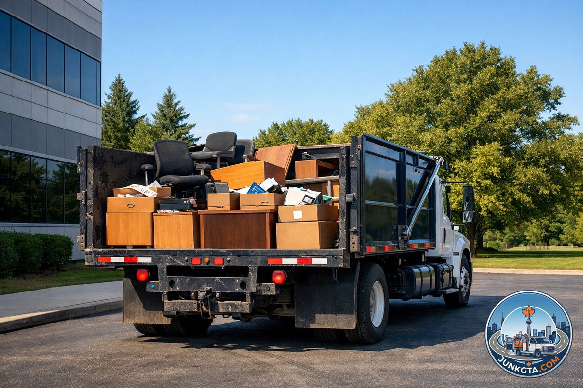 JunkGTA's tweet image. Clearing out your Newmarket office? 🏢 Don't let old furniture and tech slow you down. Our crew handles all the heavy lifting!

Call: 647-981-7373
Email photos for a quote: info@JunkGTA.com
JunkGTA.com

#Newmarket #OfficeJunk #Declutter