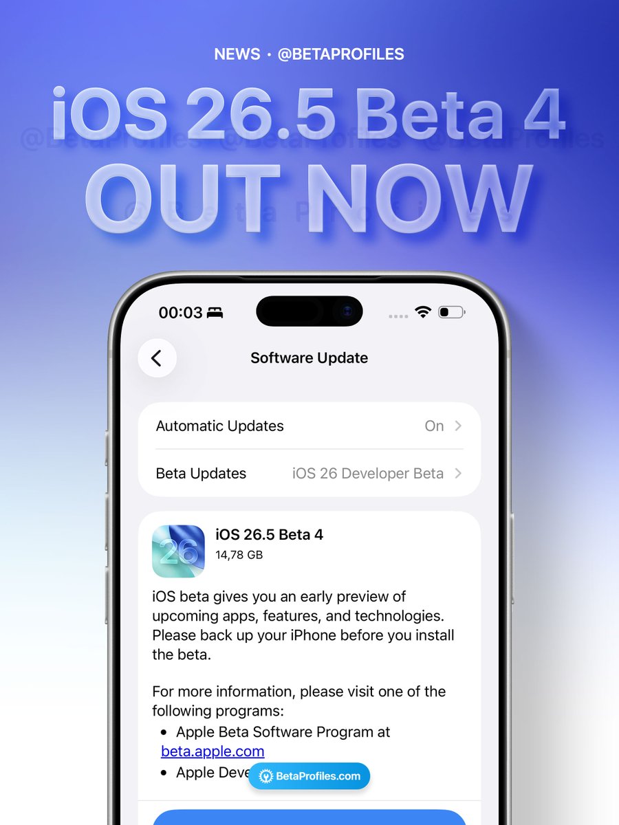 Beta Profiles tweet media