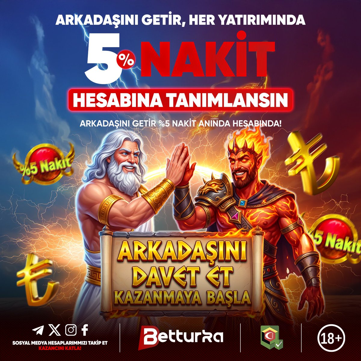 🔥ARKADAŞINI GETİR! %5 NAKİT BONUS

3️⃣Sitemizde son 3 ay içinde düzenli yatırım yapan üyelerimize özel,
arkadaşını davet et, kazanmaya hemen başla!

🤝Arkadaşını davet et,
Her yatırımından düzenli kazanç elde et!

⌛Kazancını 5 dakikada çek!

🔗 t.ly/Bturkagiris