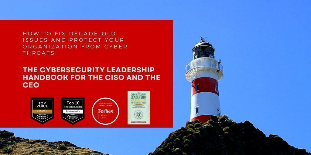 Corix_JC's tweet image. The Cybersecurity #Leadership Handbook for the #CISO and the #CEO

An essential read for all #leaders around #cybersecurity, looking beyond the #technology horizon, into the real dynamics of #security transformation

UPDATED edition now available here &amp;gt;&amp;gt; buff.ly/2UDLOAs