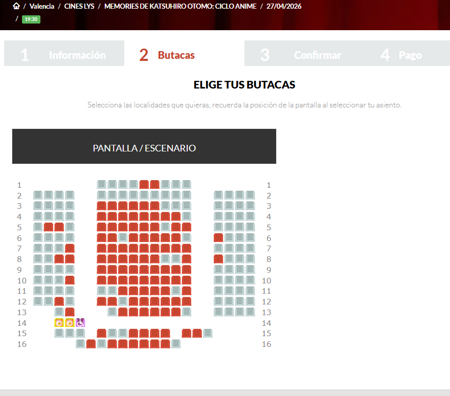 cineslys's tweet image. #AnimeSaikuru concentró con #Akira 444 espectadores un lunes. 

Hoy con #Memories superaremos los 120 espectadores. 

#Maravilloso @SelectaVision