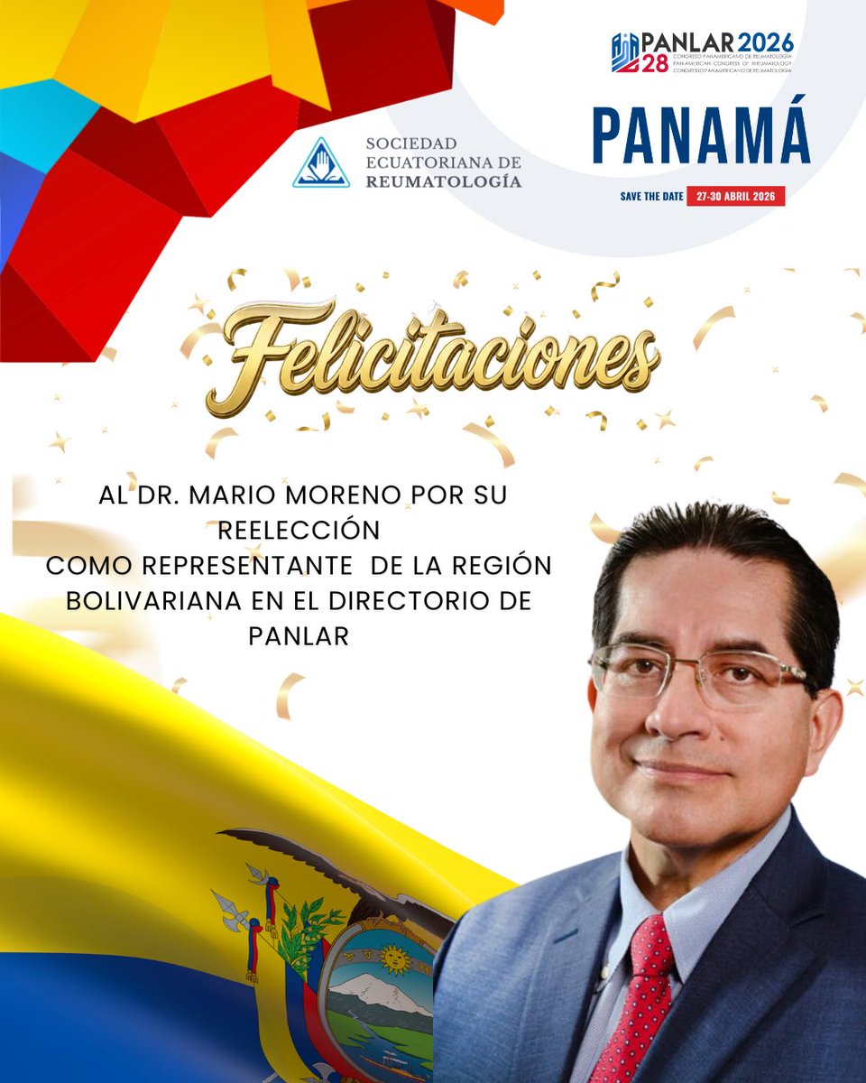 Sociedad Ecuatoriana de Reumatología tweet media