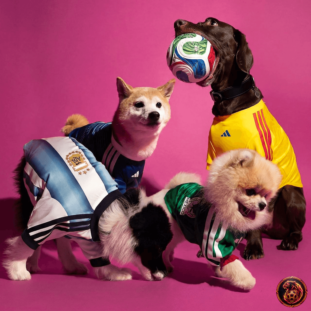 FootballGoalFC's tweet image. 🚨 𝗕𝗥𝗘𝗔𝗞𝗜𝗡𝗚  

Adidas unveils a unique shirt crate designed for destinations in the upcoming World Cup! 🤩🐶

What do you think of this creative touch for the tournament? 

#WorldCup2026 #Adidas #FootballFashion