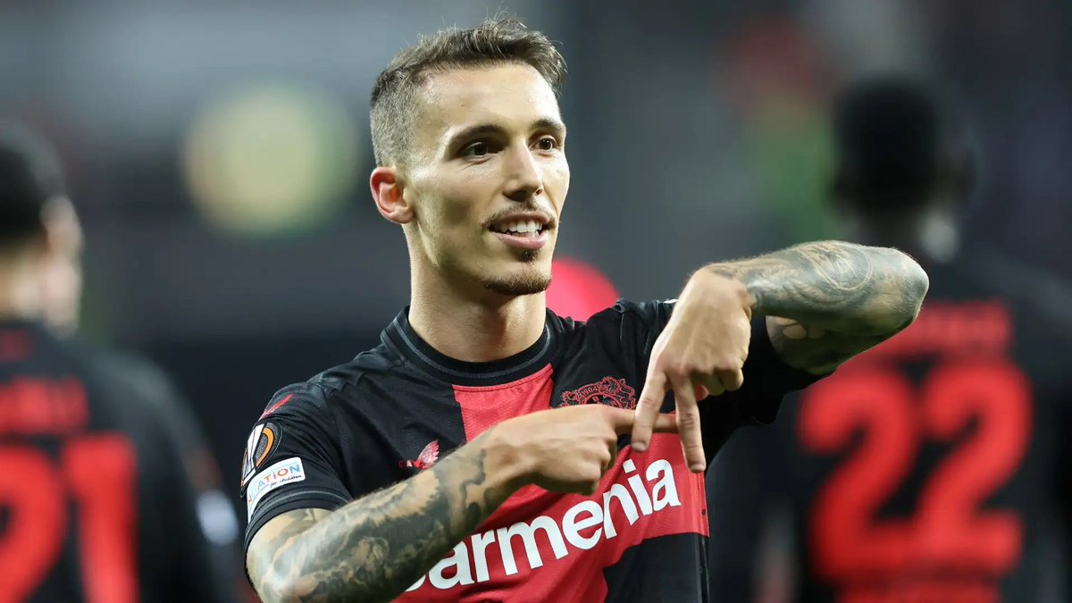 theMilanZone_'s tweet image. ESCLUSIVA @MilanNewsit - Alex #Grimaldo: "L'interesse del #Milan? Felice al Leverkusen ma il Milan è come il Real Madrid in Spagna. Mai dire mai, vediamo in estate".