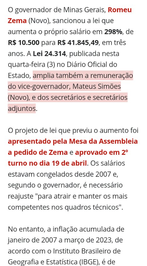 CelebridadesDas's tweet photo. @BlogdoNoblat @Carlaopragmata Zema
- Eu vou privatizar o BB, a Petrobrás. Vou passar a faca nos SUPER SALÁRIOS
- MAS ANTES EU VIU GARANTIR O MEU DINDIN
#Fantástico #maisvocê #BDMG #BDRJ #BDSP #BDPE #BDMA #BDPF https://t.co/u1RwmtF1EZ