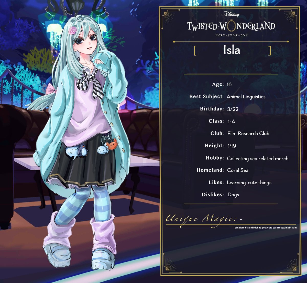 Meet my daughter Isla ^_^ she's a curious little seal who wants to know more about the world.. be kind to her ok
