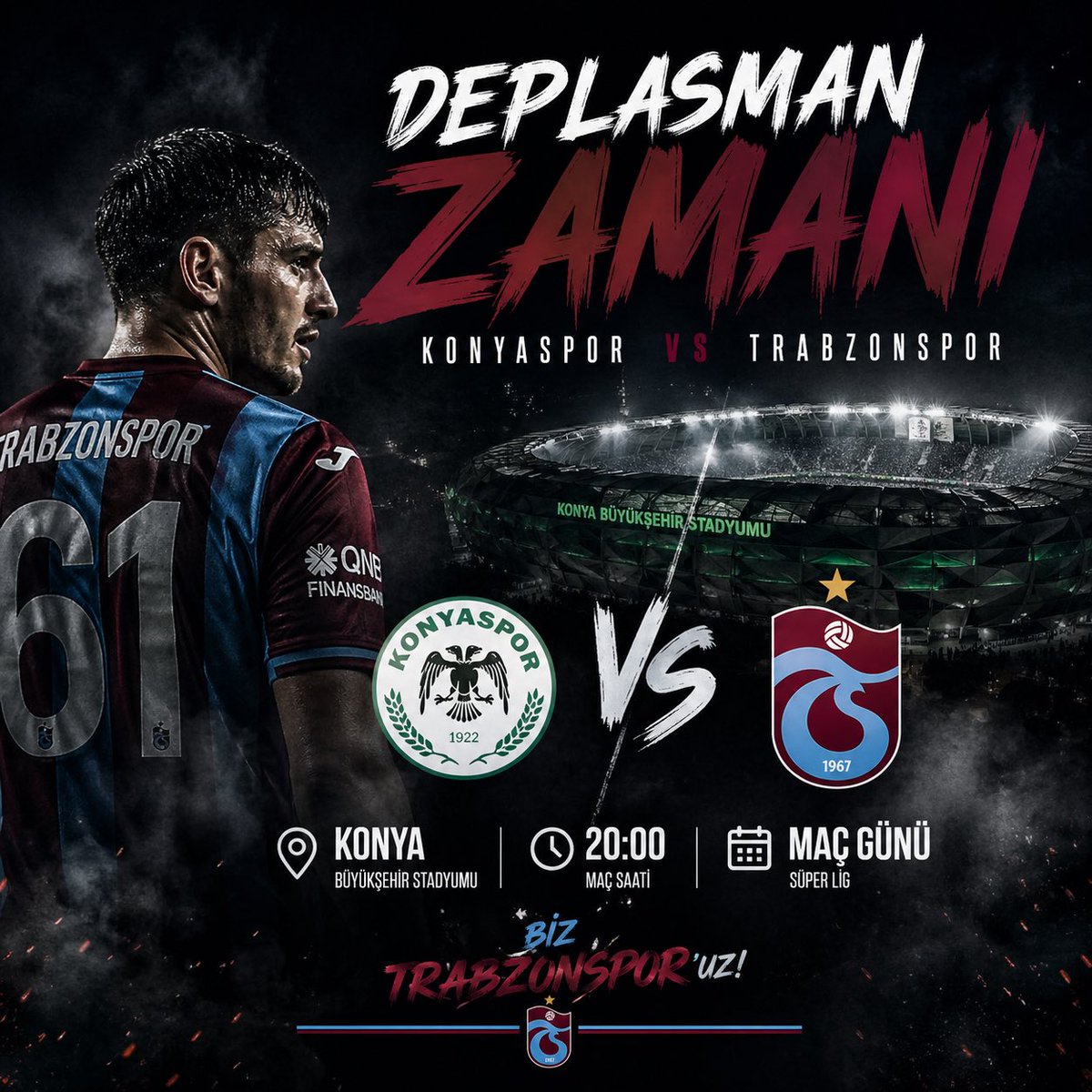 TepukSocial's tweet photo. Trabzonspor Konya deplasmanında. #konyaspor #trabzonspor #superlig https://t.co/1QEbLaTIZT