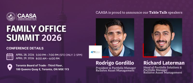 InvestReSolve's tweet photo. Join @RodGordilloP  and @Rlaterman at @CAASA4u's Family Office Summit 2026 discussing how return stacking can layer diversifying return streams on top of traditional portfolios - without giving up core exposures or long-term objectives. https://t.co/4anwUre4VL