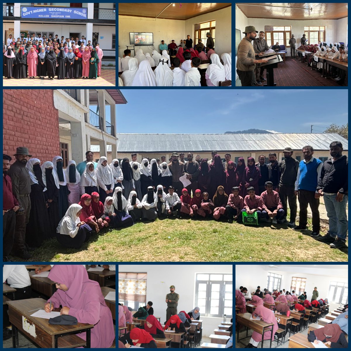The Indian Army organised Essay Writing &amp; Quiz events in Chotipora, where students explored national values &amp; career paths, fostering confidence, unity &amp; a spirit of service.

Kashmir’s youth rising with knowledge, patriotism &amp; purpose.

#IndianArmy #Kashmir #Unity #nolimit