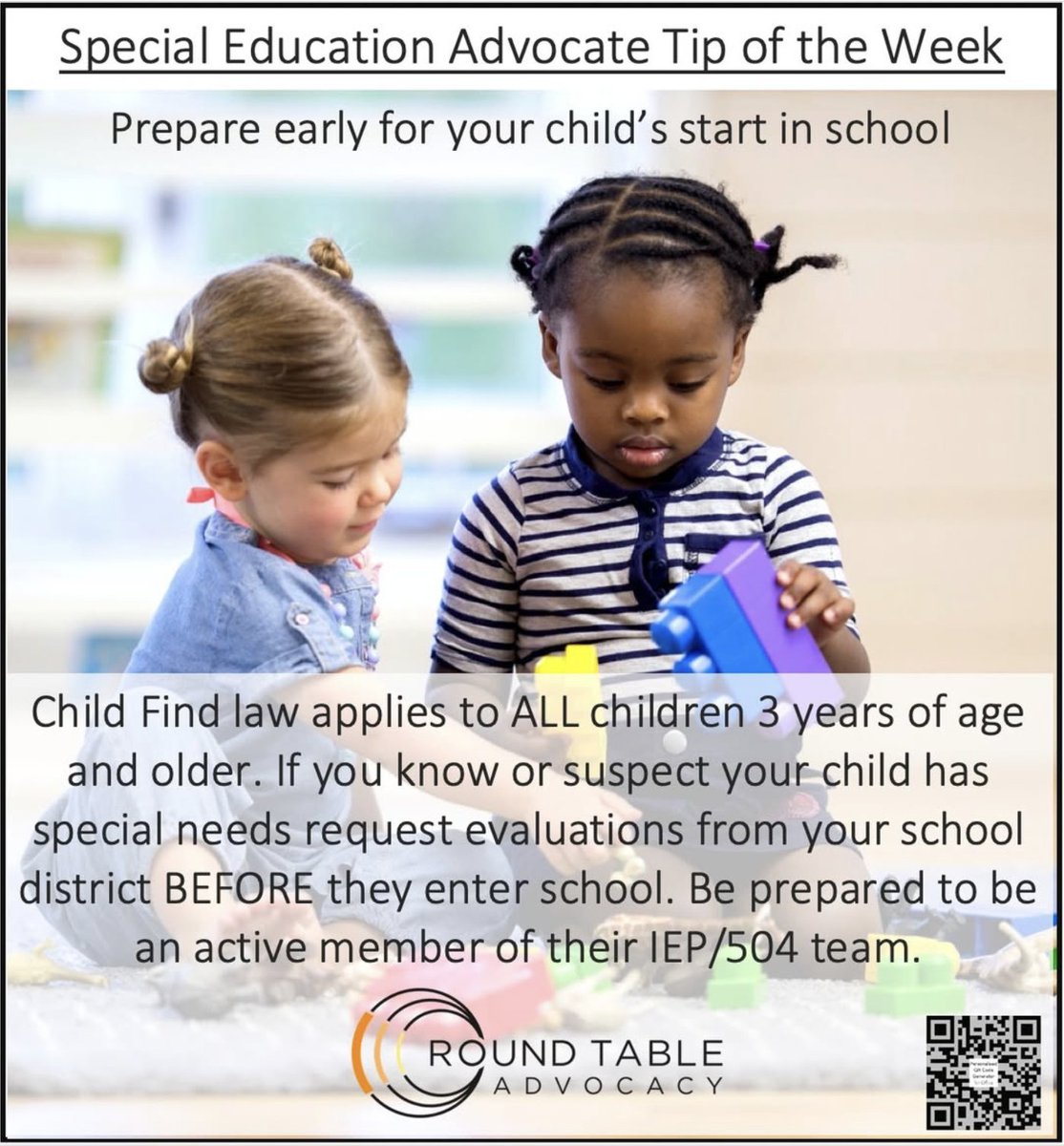 LeahTheAdvocate's tweet image. Don't wait until your child enters school to understand their needs. Request evaluation early. Be an active member of your child's IEP team.
rtadvocacy.com
Leah Sansone, M.Ed. | 919-510-3180 | Special Education Advocate
#specialeducationadvocate
#specialeducation
#IEP