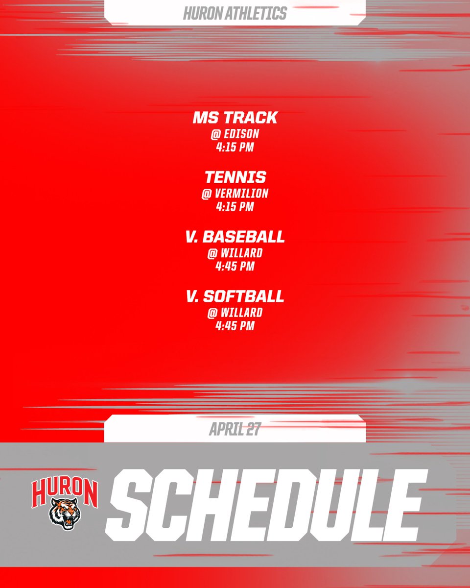 Huron Athletics and Activities tweet media