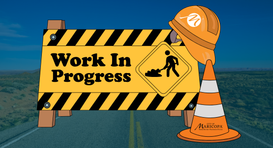 MPDPIO's tweet photo. 🚧 Heads up, Maricopa drivers — road work is coming up in early May!

A few roadway projects are scheduled in early May as part of the City’s ongoing efforts to maintain and improve our streets. 

Full details + maps: https://t.co/KqMgGIQxpO https://t.co/GWtytFkVDh