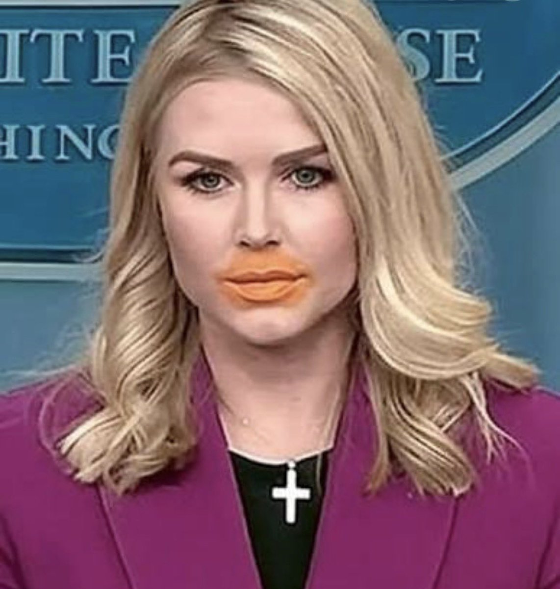 Katahdin5270's tweet image. @karolineleavitt aka @PressSec is a disgusting propagandist who has sold her soul to the #Devil to fluff up the fascist pedophile and convicted rapist currently occupying.
Karoline, you owe #NewHampshire $350K - pay your bills, you deadbeat monster. 
#FuckTrump