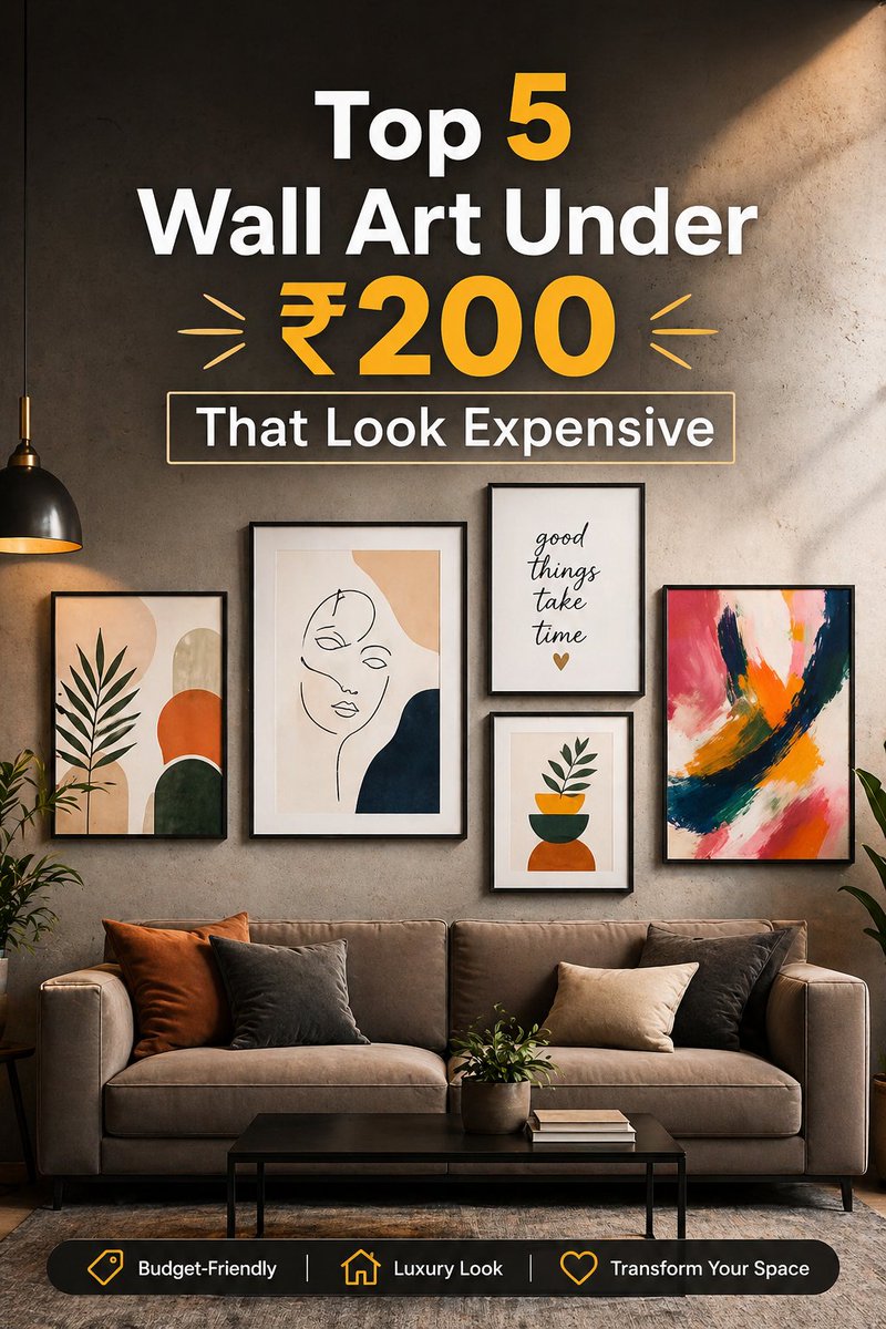 modern_deco_'s tweet image. 🤑 Want luxury walls on a SHOESTRING budget?
Cheapest wall art hacks that SLAY 😍 Transform your bland space in mins!
Shop now 👇 #WallArt #HomeDecor