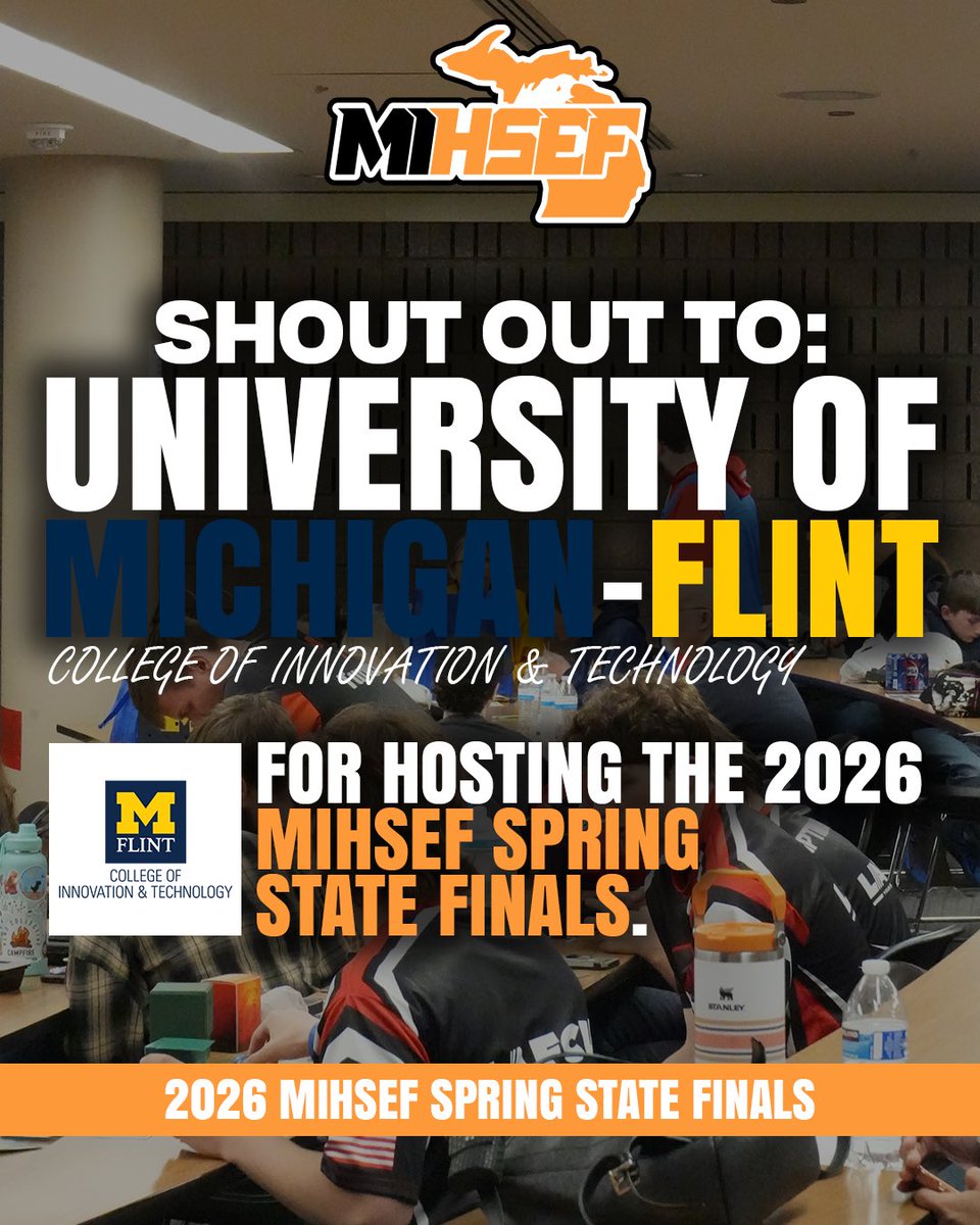 MiHSEF's tweet photo. 🏆 𝟮𝟬𝟮𝟲 𝗠𝗜𝗛𝗦𝗘𝗙 𝗦𝗣𝗥𝗜𝗡𝗚 𝗦𝗧𝗔𝗧𝗘 𝗙𝗜𝗡𝗔𝗟𝗦

Congratulations to all the teams that competed in the 2026 MIHSEF Spring State Finals! The event was electric, the teams pumped, and the competition was fierce. 

Also a huge shoutout to @UMF_CIT for hosting the event this year. 

#mihsef #2026ssf #esports