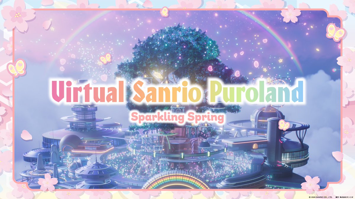 Virtual Sanrio Puroland tweet media