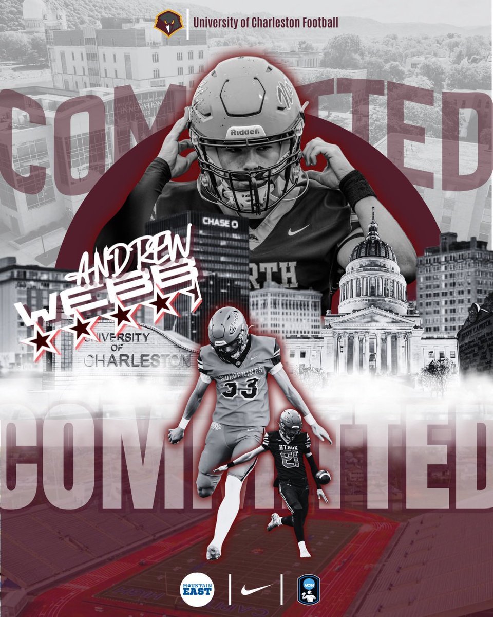 DrewWebb_19's tweet photo. CHUCKTOWN, USA 📍#committed #wingsup #AGTG 

@UCWV_Football @coachtesch @CoachHBecker @tjohnsonops @nshswolverinefb @KohlsKicking @ESProspects @OffTheUprights0 @CoachBTSTJ @AlexMurphyJour @PrepRedzoneVA @WillVapreps @FLSVarsity https://t.co/kPuboPu1Y8