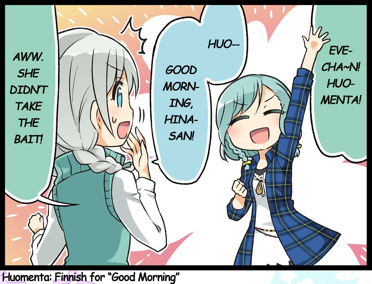 bandoricomics's tweet photo. Hina &amp; Eve #1 "Speaking Japanese" https://t.co/ps4HdwW0IA