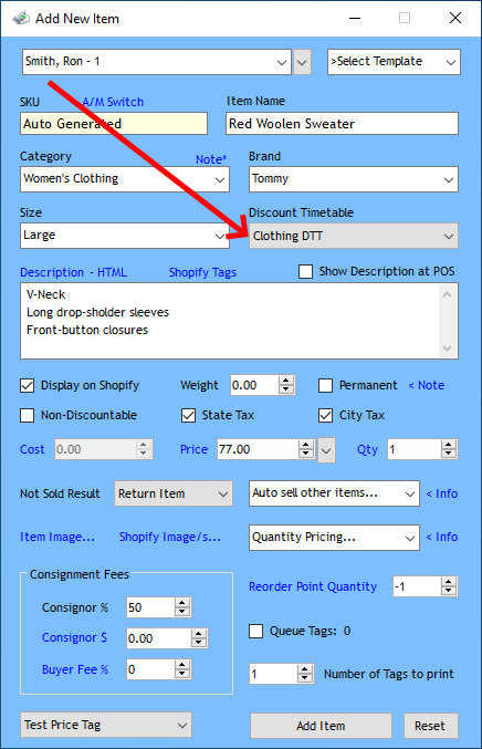 RJFSOFT's tweet photo. Thrifting Software:  Select "Discount Timetable" routine to auto discount at intervales.
https://t.co/8miVlqsxCf

#software #consignor #pos #consignment #thrift #resale #thrifting #resellers #resellercommunity #consigning #consign #recycledfashion #reselling #upcycled #recycled https://t.co/npy8QpnDLm