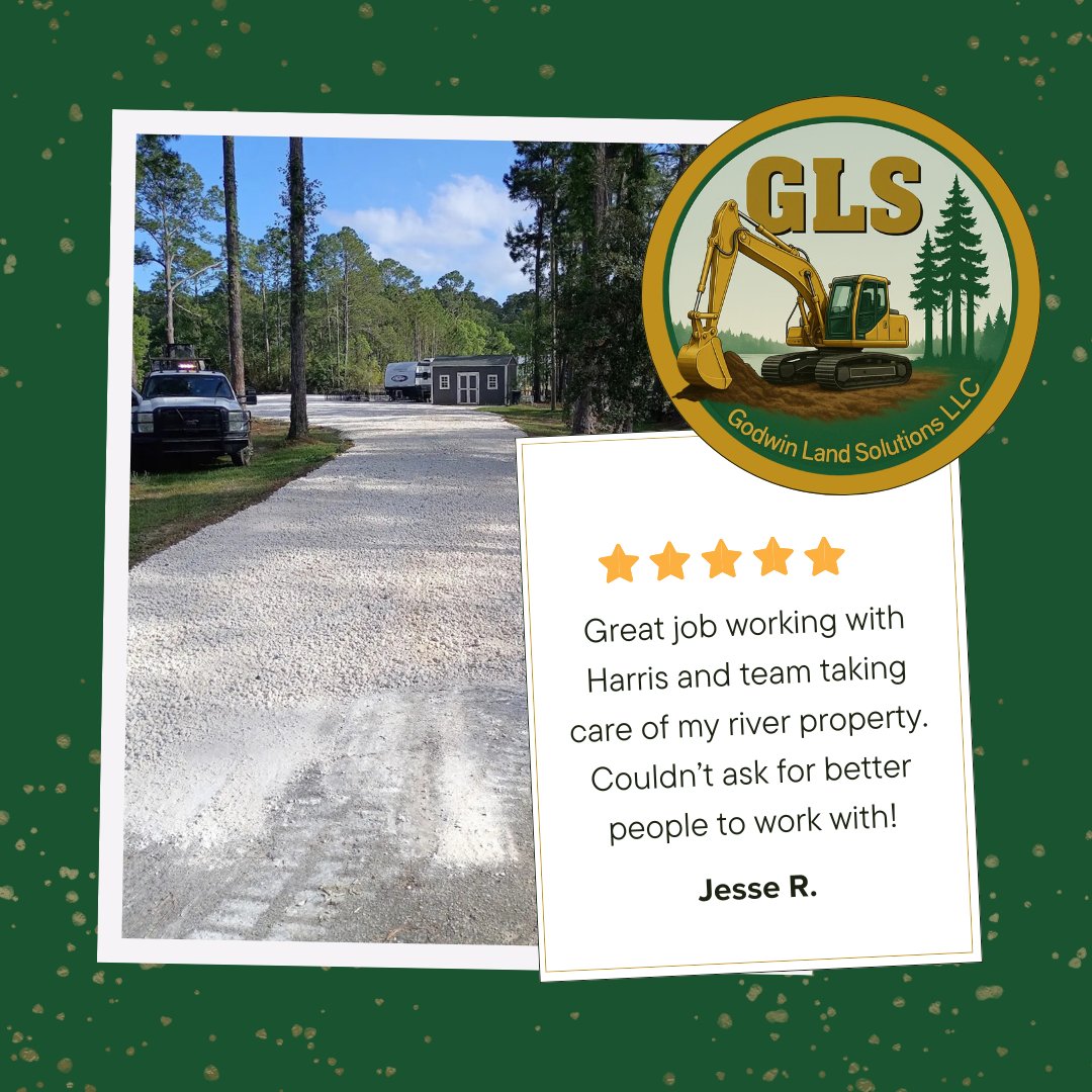 godwin90825's tweet image. Another 5-star review in the books ⭐⭐⭐⭐⭐

We take pride in doing the job right, showing up when we say we will, and delivering results our customers can count on. 💪

#GodwinLandSolutions #5StarReview #CustomerSatisfaction #LandWork #DoneRight #BuiltOnTrust