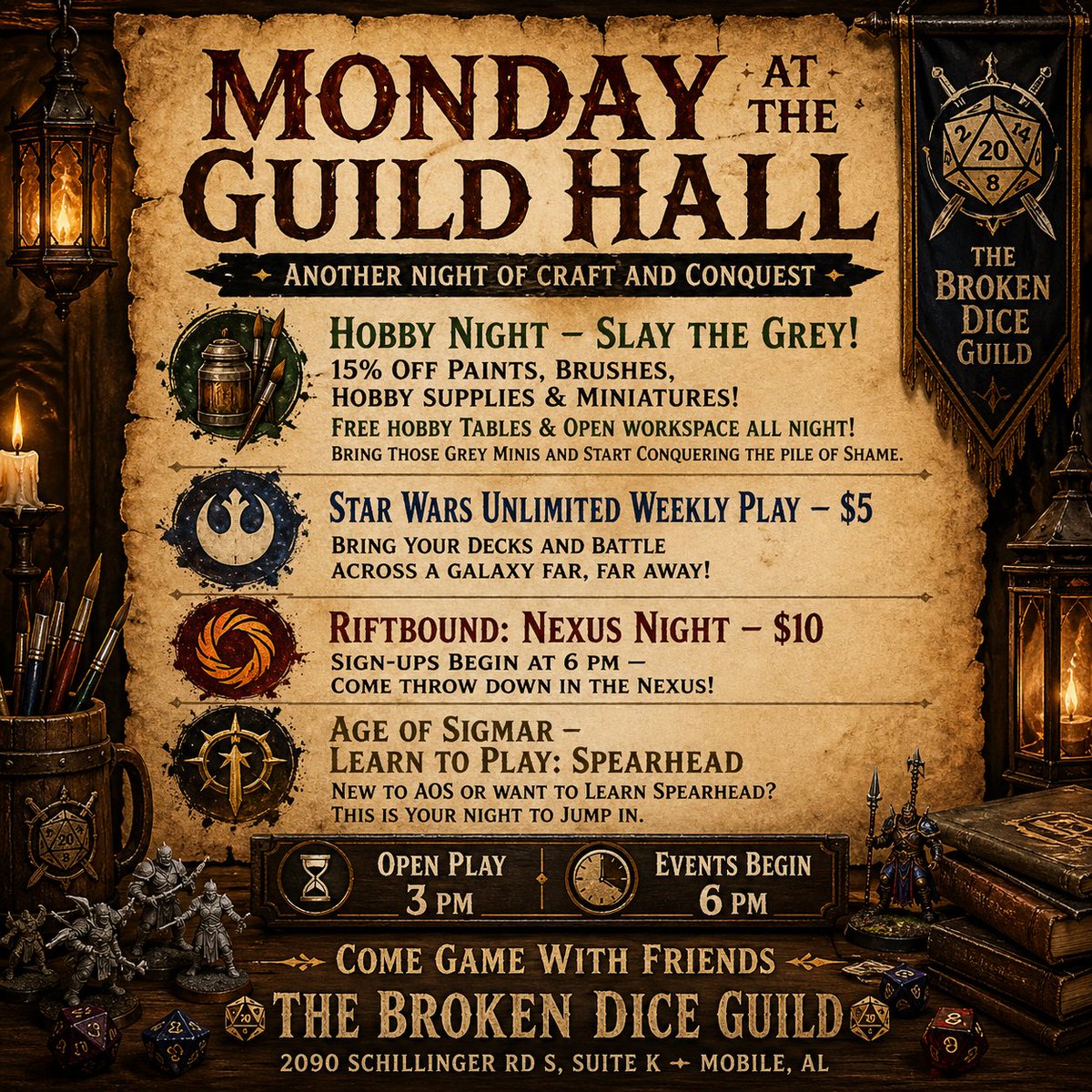 The Broken Dice Guild tweet media