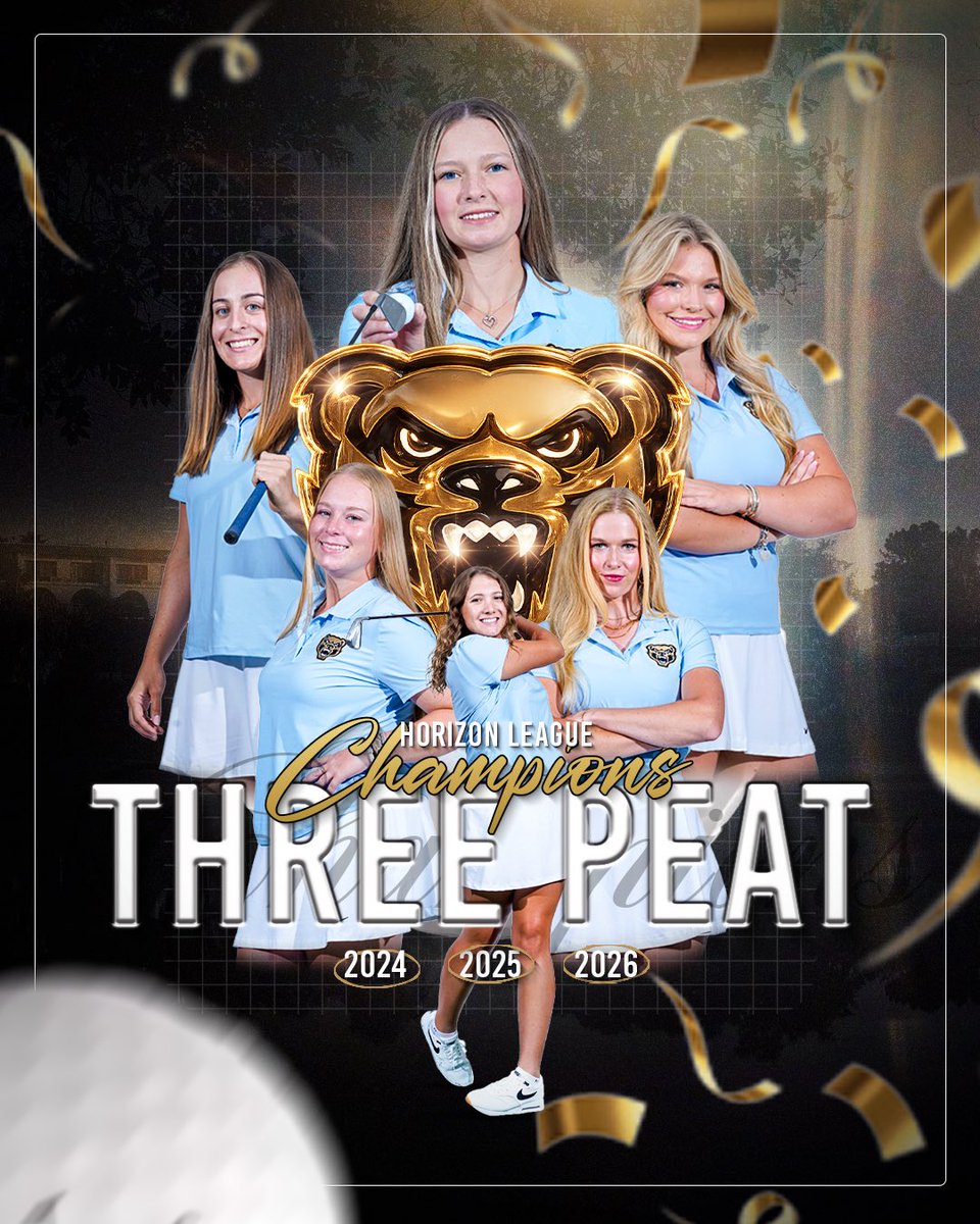 Oakland Women's Golf tweet media