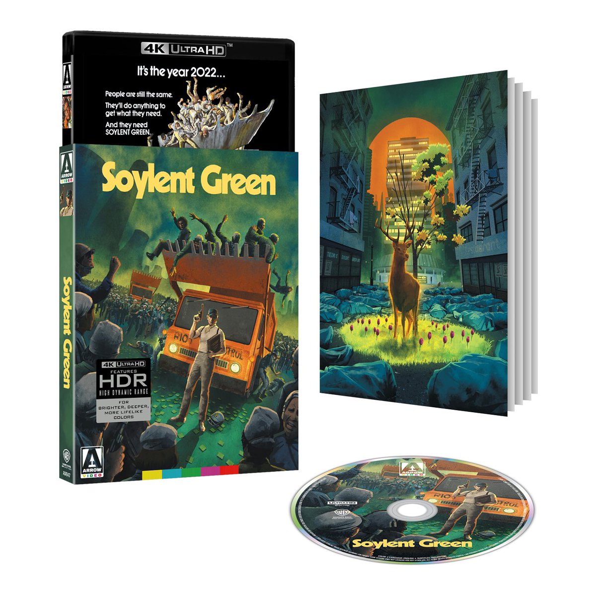 dawnofthediscs's tweet image. ***PRE-ORDER***
Soylent Green (1973) Limited Edition 4K UHD

🇺🇸 Pre-order: amzn.to/4cBn9EH

Street Date: 7/28

#ArrowVideo #physicalmedia #MovieNight #FilmstaGram #Horror #4K #HorrorCommunity #Bluray #FilmCommunity #4KBluray #4KUltraHD 
 #physicalmedia