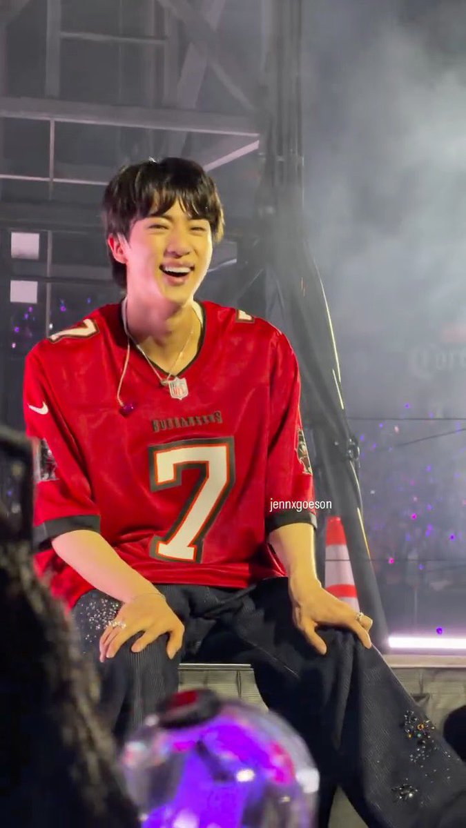 Buccaneers Name BTS Jin Their Top Bias in Custom Jersey S