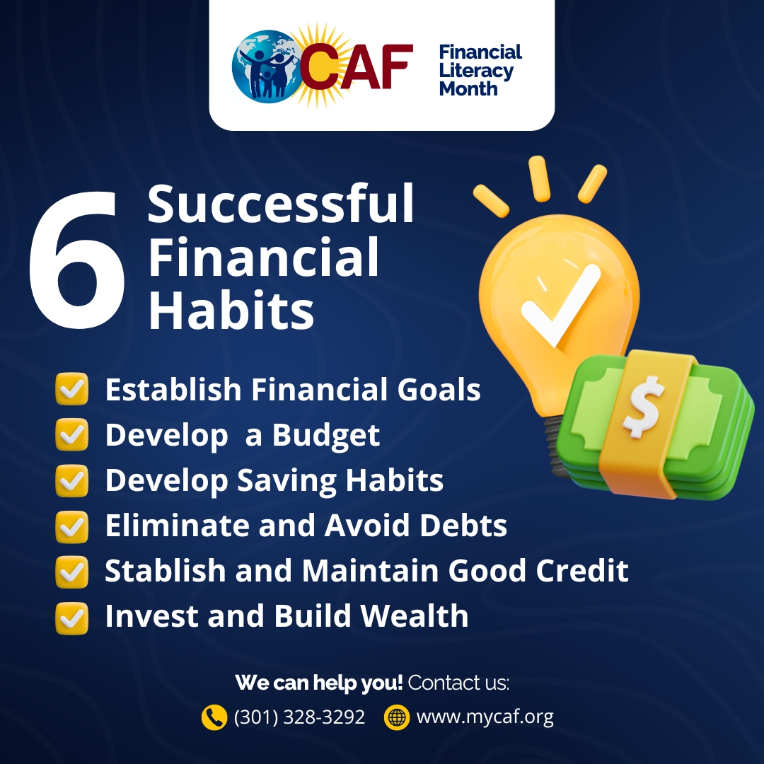MyCafOrg's tweet image. 💡 As Financial Literacy Month ends, CAF reminds you: build smart habits for a secure future. Check your credit, manage debt wisely &amp;amp; follow the 50/30/20 rule.

👉 Start today: mycaf.org
#FinancialLiteracy #CAF #MoneySmart