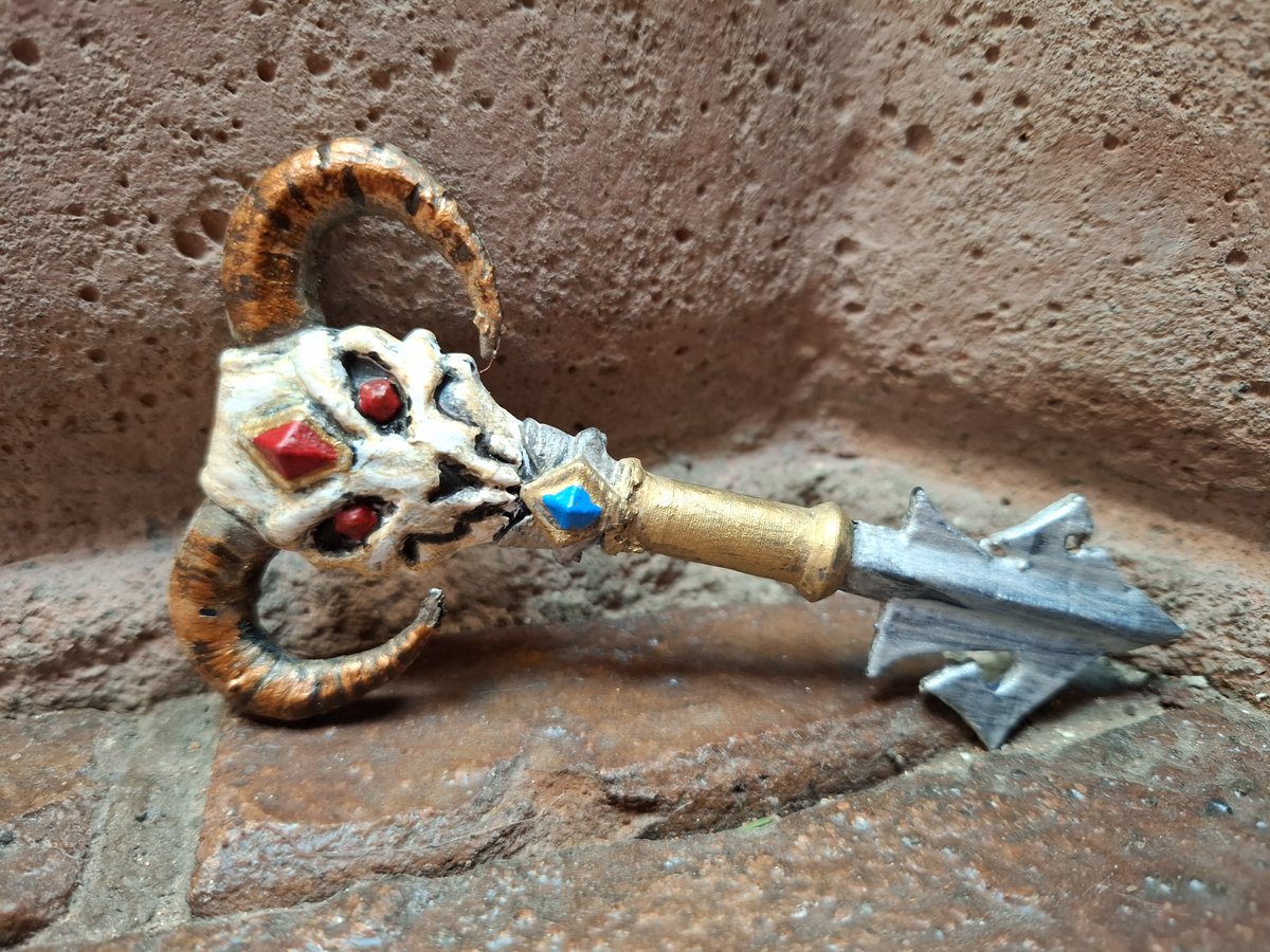 PaburoVIII's tweet image. I #3dprint and #paint the #Stylized #Demon Key I made in January, made with #Maya and #ZBrush you can get the file at Cults

cults3d.com/en/3d-model/ar…

#3d #3dart #prop #3dartist #artistforhire #sculpture #hardsurface #medieval #fantasy