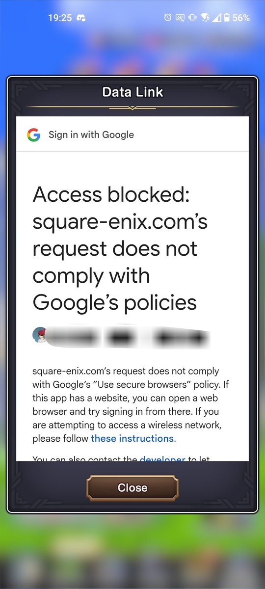 NathanLeFox's tweet photo. @DQSG_EN Will this be fixed to login? https://t.co/Rzw3ExfYnJ