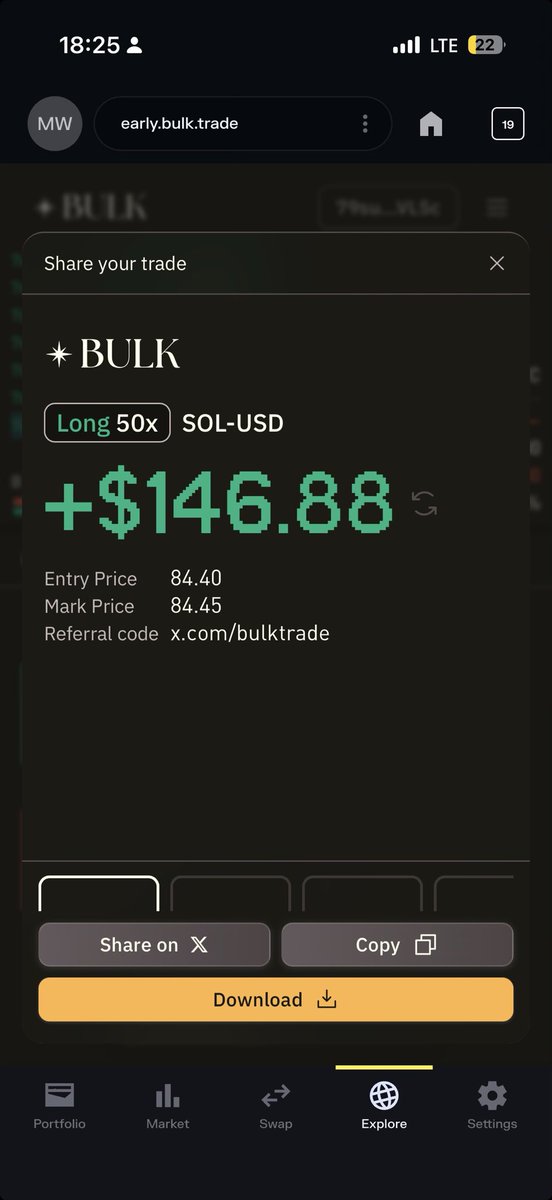 Halaal_Maxi's tweet photo. Let’s test out $SOL-USD quick snacks on @bulktrade 

Fingers crossed 🤞 https://t.co/nhdXHMR2pg