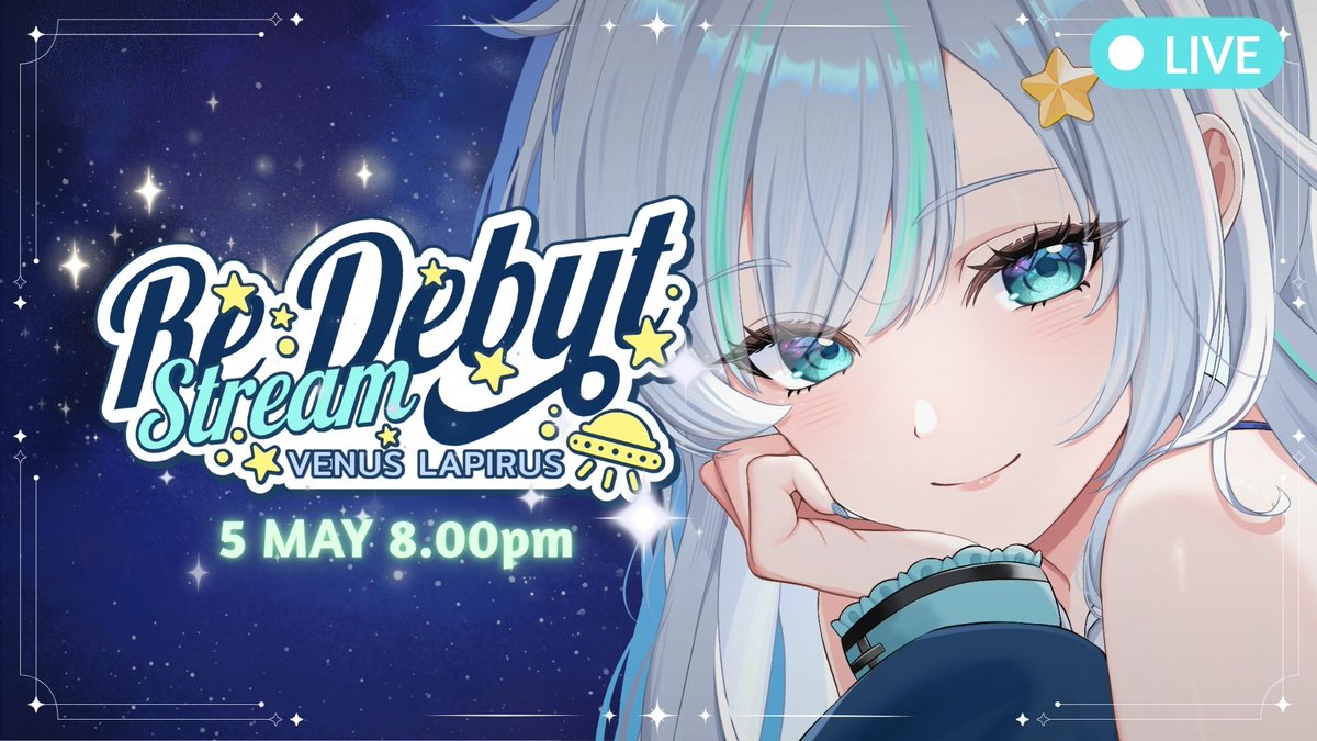 Venus Lapirus ๋࣭ ⭑🌠🛸๋࣭ ⭑| Re-Debut 5/05/2026 tweet media