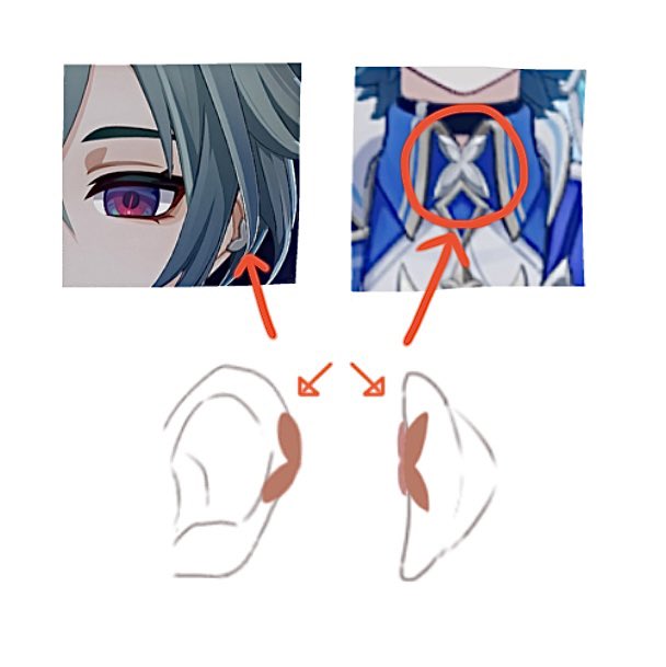 pika_ti_kanz's tweet photo. もしかして、口ー工ンのこのピアス、
このシャツの襟のボタン？みたいなやつの形と、同じデザインだったりする？
こう…ピアスだと、耳に挟んであるから、折りたたんでる感じだけど、
広げたら、「ꕤ︎︎」の形になるっていうか… https://t.co/GNmSRjR0QF