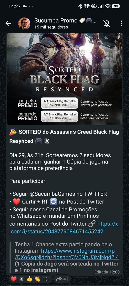 AtreusGunner's tweet photo. @SucumbaGames ☠️🖤🏴‍☠️ https://t.co/8CnvECdTSz