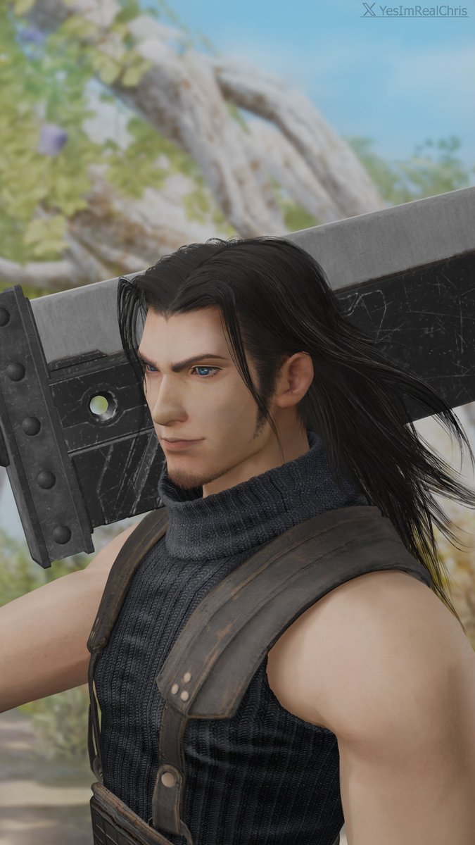 YesImRealChris's tweet photo. Don't ask me why, but here's long-haired Angeal for you! 😜

#ff7 #AngealHewley https://t.co/PxvwnWP7UG