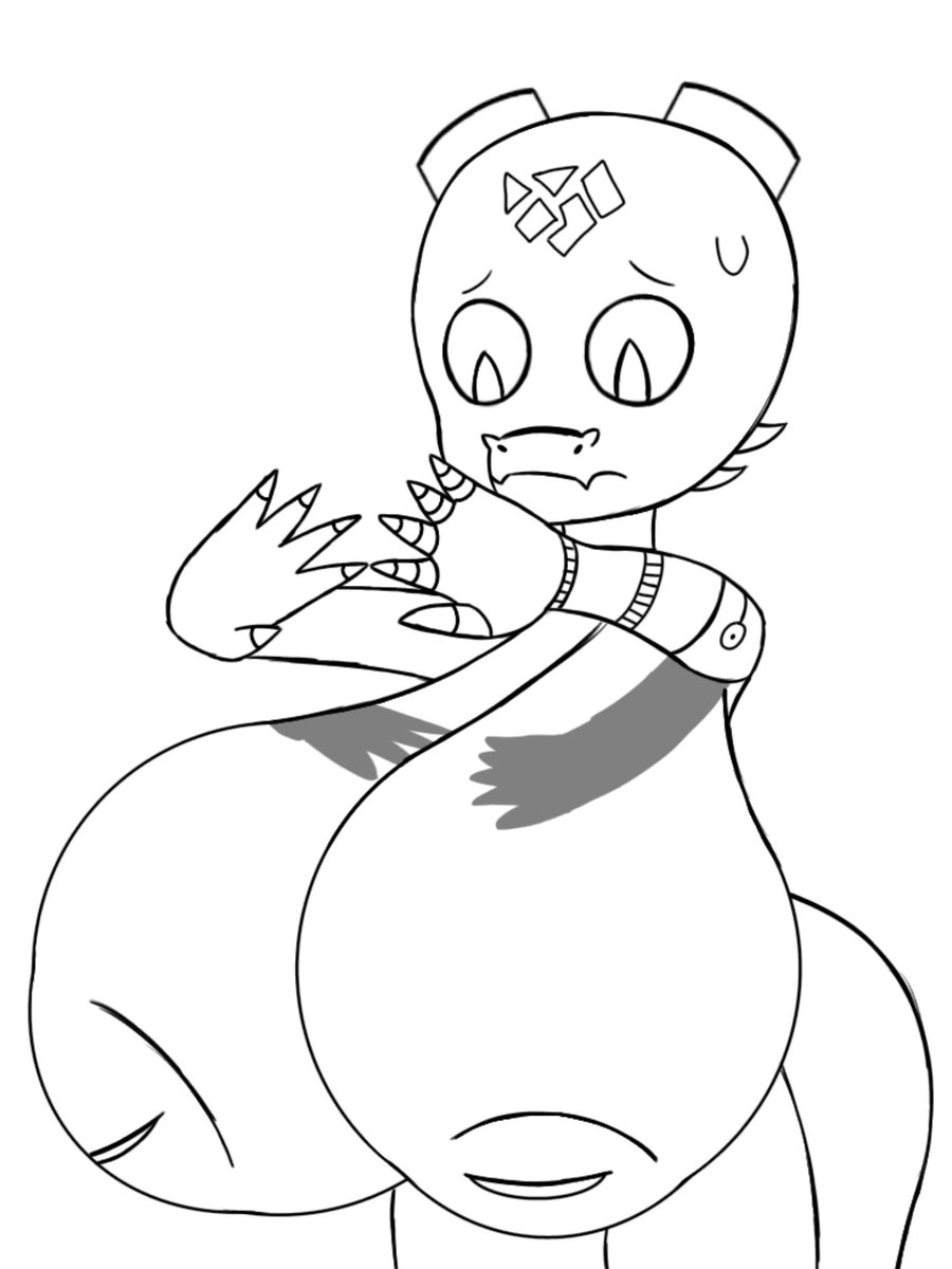 She's having a little trouble 
#oc #art #furry