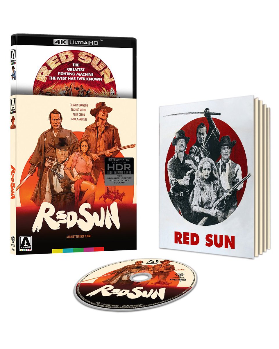dawnofthediscs's tweet image. ***🇺🇸 PRE-ORDER***
Red Sun Limited Edition 4K UHD

Pre-order: amzn.to/4u6mtwK

Street Date: 7/14

#ArrowVideo #physicalmedia #MovieNight #FilmstaGram #Horror #4K #HorrorCommunity #Bluray #FilmCommunity #4KBluray #4KUltraHD 
 #physicalmedia #physicalmediaforever